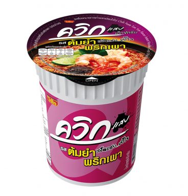 บะหมี่ไวไว ควิกต้มยำพริกเผา แบบถ้วย