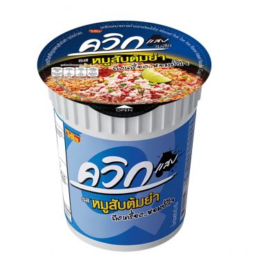 บะหมี่ไวไว หมูสับต้มยำ แบบถ้วย