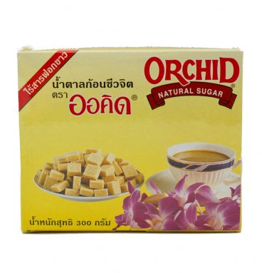 น้ำตาลก้อนชีวจิต ออคิด (300 กรัม)